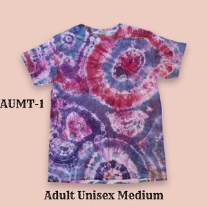 Hand dyed tee, unisex adult medium